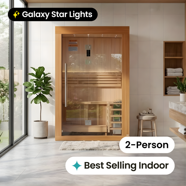 Ally Traditional Indoor Sauna - 2 Person by Salus Saunas