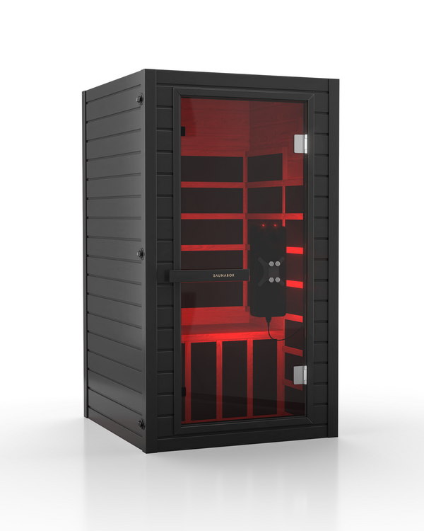 SaunaBox® Solara: 1-Person Full Spectrum Infrared Sauna by SAUNABOX